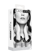 Load image into Gallery viewer, B&w Beginner's Furry Handcuffs W/ Quick Release Button
