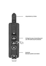 Load image into Gallery viewer, B&w Hogtie W/ Hand & Ankle Cuffs Bonded Leather