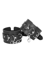 Load image into Gallery viewer, B&w Hogtie W/ Hand & Ankle Cuffs Bonded Leather