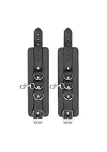 Load image into Gallery viewer, B&w Hogtie W/ Hand & Ankle Cuffs Bonded Leather