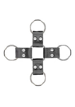 Load image into Gallery viewer, B&w Hogtie W/ Hand & Ankle Cuffs Bonded Leather