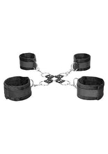 Load image into Gallery viewer, B&w Velcro Hogtie With Hand & Ankle Cuffs