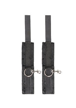 Load image into Gallery viewer, B&w Velcro Hogtie With Hand & Ankle Cuffs