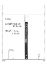 Load image into Gallery viewer, B&w Collar W/ Handcuffs Straps & Chain