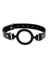 Load image into Gallery viewer, B&w Silicone Ring Gag W/ Adjustable Straps
