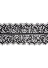Load image into Gallery viewer, B&w Lace Mask With Elastic Strap