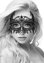 Load image into Gallery viewer, B&w Lace Eye Mask Empress