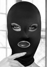 Load image into Gallery viewer, B&w Subversion Mask W/ Open Mouth And Eye