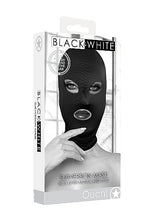 Load image into Gallery viewer, B&w Subversion Mask W/ Open Mouth And Eye