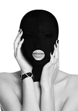 Load image into Gallery viewer, B&w Submission Mask W/ Open Mouth