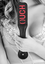 Load image into Gallery viewer, B&w Bonded Leather Paddle Ouch" "