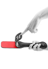 Load image into Gallery viewer, B&w Bonded Leather Paddle Ouch" "