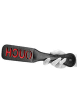 Load image into Gallery viewer, B&w Bonded Leather Paddle Ouch" "