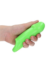 Load image into Gallery viewer, Glow Smooth Thick Stretchy Penis Sleeve Glow In The Dark