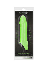 Load image into Gallery viewer, Glow Smooth Thick Stretchy Penis Sleeve Glow In The Dark