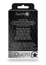 Load image into Gallery viewer, Round Gem Butt Plug Small Silver Diamond