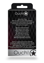 Load image into Gallery viewer, Heart Gem Butt Plug Small Gunmetal Amethyst