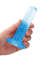 Load image into Gallery viewer, Realrock Non Realistic Dildo W Suction Cup 5.3in Blue