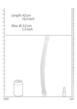 Load image into Gallery viewer, Realrock Non Realistic Double Dong 17in Transparent