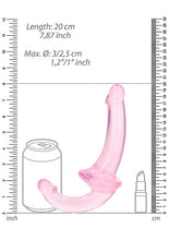 Load image into Gallery viewer, Realrock Strapless Strap On 6 In Pink