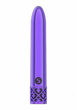 Load image into Gallery viewer, Royal Gems Shiny Purple Abs Bullet Rechargeable