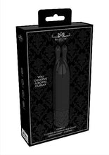 Load image into Gallery viewer, Royal Gems Twinkle Silicone Bullet Rechargeable Black