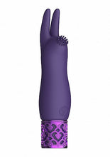 Load image into Gallery viewer, Royal Gems Elegance Purple Rechargeable Silicone Bullet