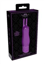 Load image into Gallery viewer, Royal Gems Elegance Purple Rechargeable Silicone Bullet