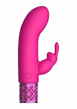 Load image into Gallery viewer, Royal Gems Dazzling Pink Rechargeable Silicone Bullet