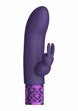 Load image into Gallery viewer, Royal Gems Dazzling Purple Rechargeable Silicone Bullet