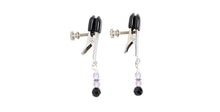 Load image into Gallery viewer, Broad Tip Clamp W/purple Beads