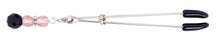 Load image into Gallery viewer, Tweezer Clit Clamp W/pink Beads
