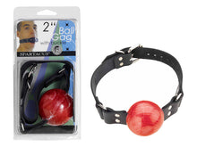 Load image into Gallery viewer, 2in Red Ball Gag W/buckle