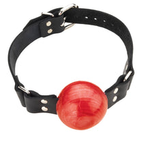 Load image into Gallery viewer, 2in Red Ball Gag W/buckle