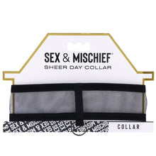 Load image into Gallery viewer, Sex & Mischief Sheer Day Collar