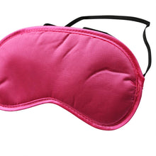 Load image into Gallery viewer, Sex and Mischief Satin Hot Pink Blindfold