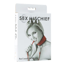 Load image into Gallery viewer, Sex & Mischief Red Leash & Collar