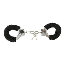 Load image into Gallery viewer, Sex & Mischief Furry Handcuffs Black