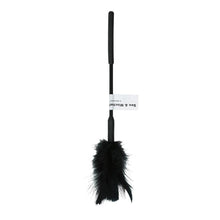 Load image into Gallery viewer, Sex & Mischief Feather Tickler 7in Black