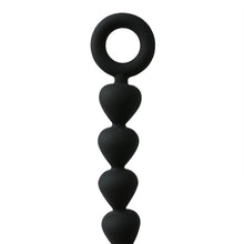 Load image into Gallery viewer, Sex & Mischief Black Silicone Anal Beads