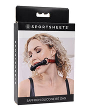 Load image into Gallery viewer, Saffron Silicone Bit Gag