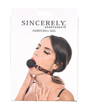 Load image into Gallery viewer, Sincerely Amber Ball Gag
