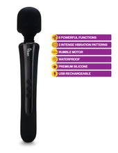 Load image into Gallery viewer, Viben Obsession Intense Wand Large Massager Black