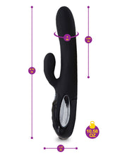 Load image into Gallery viewer, Viben Hypnotic Thrusting Rabbit W/ Clit Stim Black