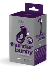 Load image into Gallery viewer, Vedo Thunder Bunny Dual Ring Rechargeable Perfectly Purple