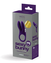 Load image into Gallery viewer, Vedo Sexy Bunny Rechargeable Ring Deep Purple