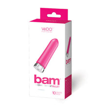Load image into Gallery viewer, Vedo Bam Rechargeable Bullet Foxy Pink