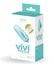 Load image into Gallery viewer, Vedo Vivi Rechargeable Finger Vibe Tease Me Turquoise