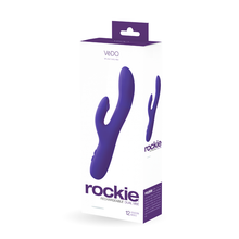 Load image into Gallery viewer, Vedo Rockie Dual Rechargeable Vibe Indigo