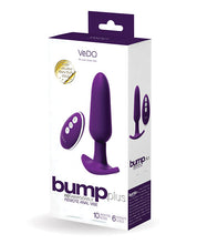 Load image into Gallery viewer, Vedo Bump Plus Rechargeable Remote Control Anal Vibe Deep Purple